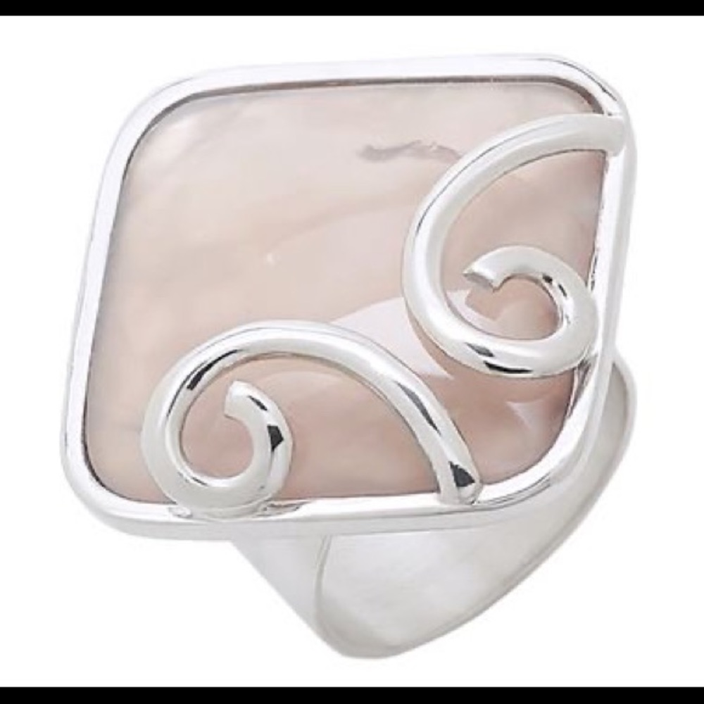 Handmade Silver & Rose Quartz Ring